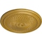 Ekena Millwork Trinity Ceiling Medallion (Fits Canopies up to 3"), Hand-Painted Iridescent Gold, 22"OD x 1 3/4"P CM22TNIGS - alternate 3